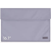 Arzopa 16.1" Portable Monitor Pu Leather Storage Bag Waterproof Material Bottom Layer Material Soft Lining, With Strong Magnetic Closure Grey - CompuMe